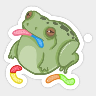 Gummy Frog Sticker